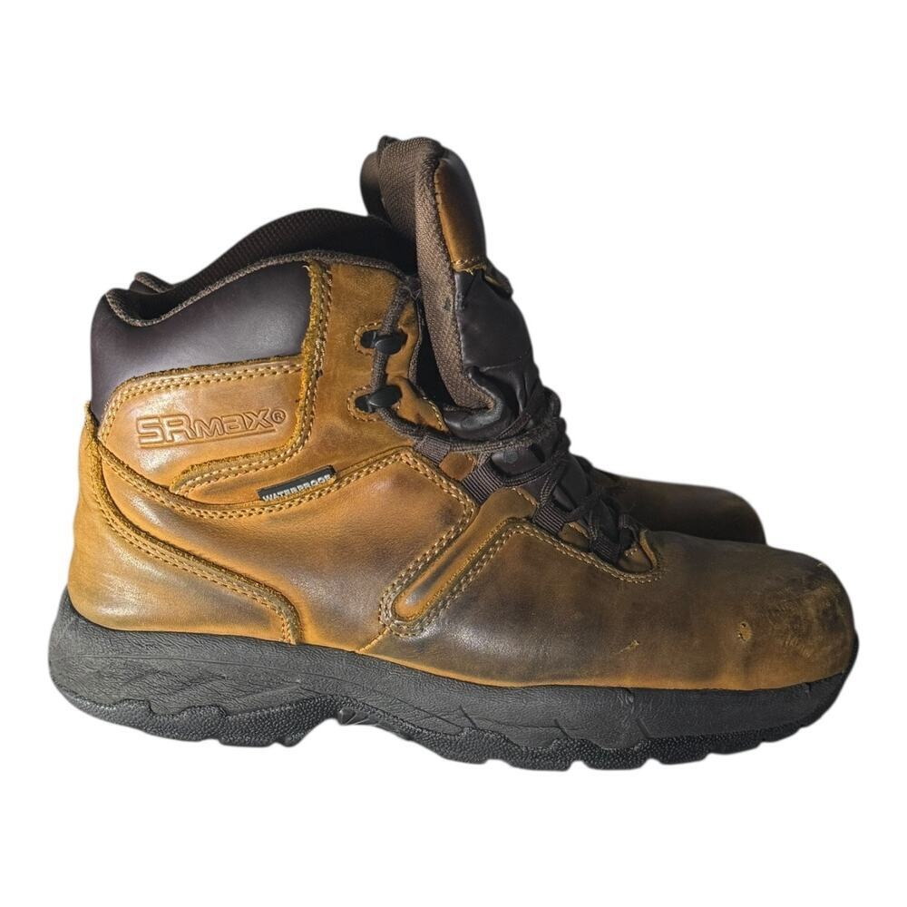 SR Max Men’s Denali Work Boot Comp Toe Waterproof Slip Resistant Size 8.5